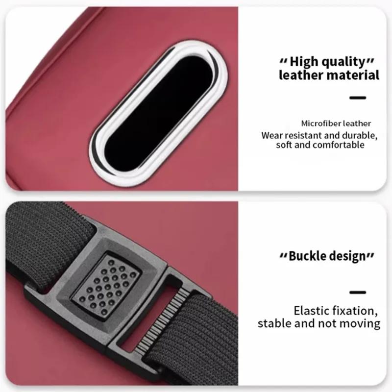 2025Car Tissue Box Holder Microfiber Leather Car Center Console Armrest Napkin Box Sun Visor Backseat Tissue Case with Fix Strap