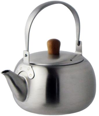 Nagao Stainless with Made In Tsubame-Sanjo Teapot, 500cc, 18-8 Steel, Handle, Japan, TM-500