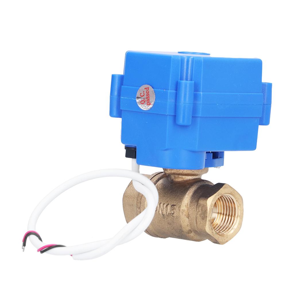 Motorisiertes Kugelventil DN15 Mini Electric Straight Through Hydraulische Ausrüstung DC36V