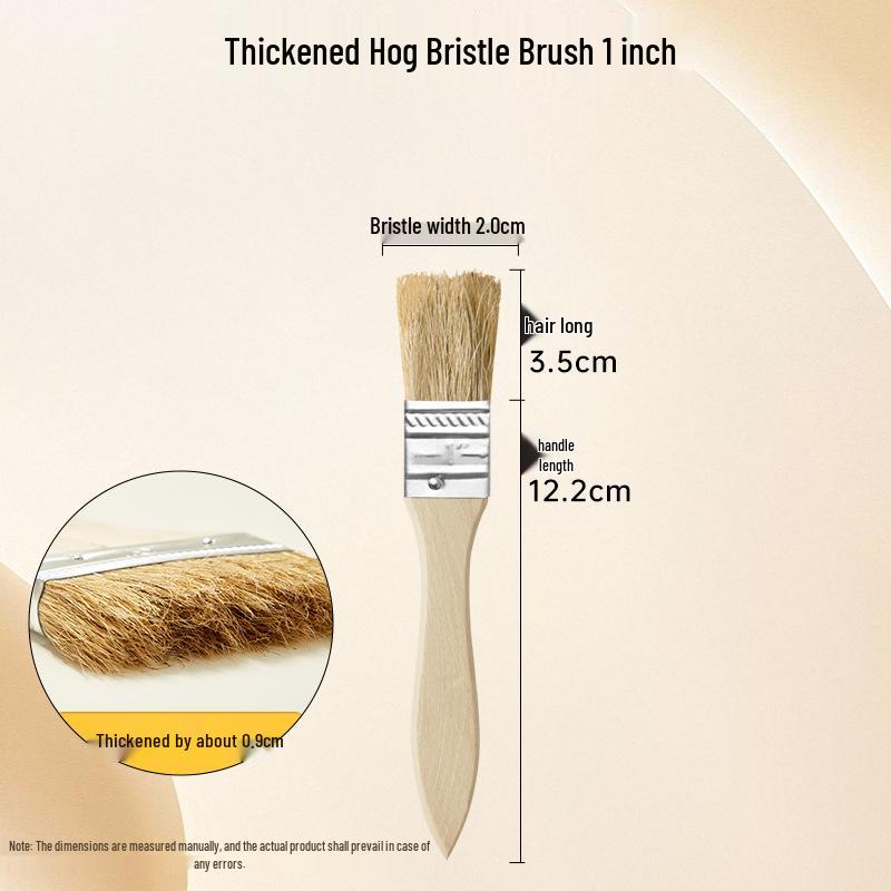 Nylon Bristle Art Brush with Wood Handle for Oil Painting