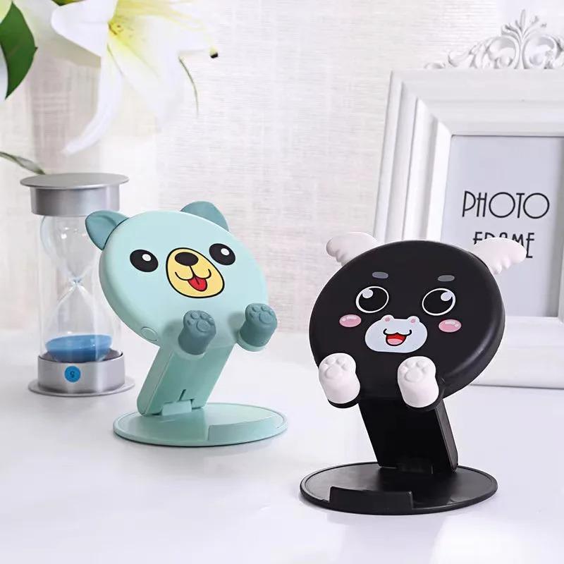 1 pz Nuovo Cartone Animato Simpatico Supporto per Telefono Pieghevole Piccolo Portatile Multifunzionale Regolabile Universale Supporto per Tablet Strumento di Dio Pigro