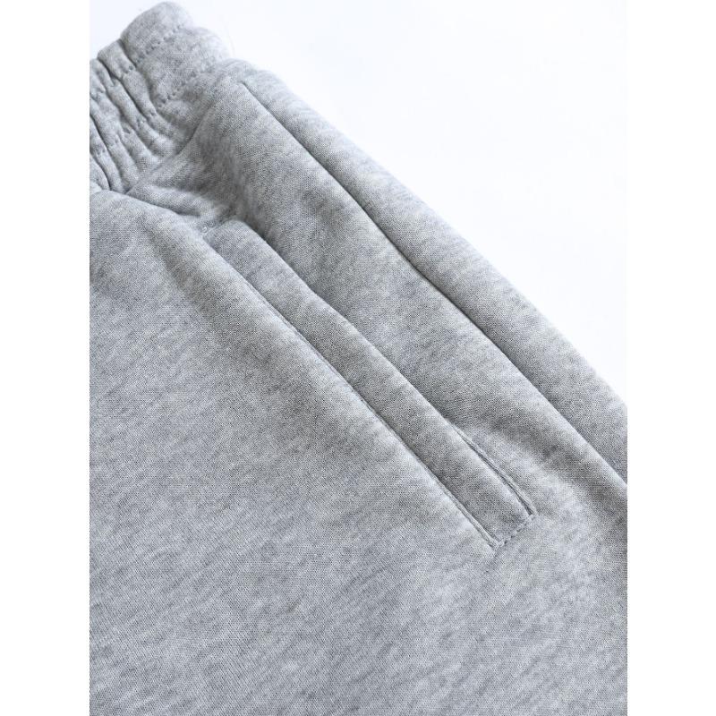 Large Size Velvet Thickened Men's Sweatpants Casual Running Pants Autumn and Winter Couple Sports Trousers