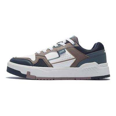 Li Ning Ace V2 Casual Comfortable Durable Breathable Non-Slip Low-Top Skate Shoes Men Sneakers White Gray Black AGCS155-2