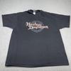 Vintage Harley-Davidson Shirt Mens 2XL Black Big Sky Montana Eagle Graphic Tee Unisex T-Shirt