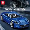 5480PCS Maserati GranTurismo Ediție Aniversară 110 Ani Blocuri de Construcție 1:8 Cărămizi Model Mașină Sport Decor de Birou Jucării pentru Copii