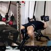 2 Stück Verstellbares Hantel-Spotter-Band Strapazierfähiges Gewichtheber-Sicherheitsband Für die Heimfitness-Umgebung Schnelle Installation