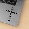 Charlie Kirk Stickers Pack 4pcs Patriotic Freedom Stickers Waterproof Uv Resistant Charlie Kirk Decal Freedom Flag Sticker Set for Laptop Car Bumper