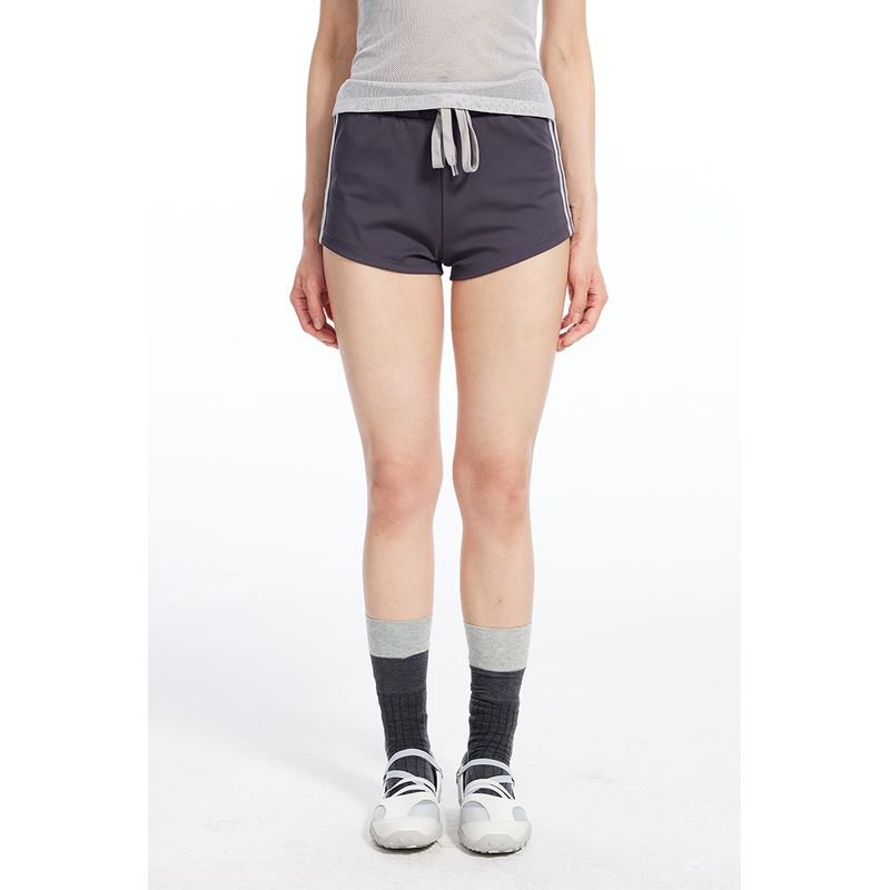 

Гетерогенный пэчворк Thelight24 Новое поступление Контрастный цвет Сетчатый пэчворк Халтер Бретели-спагетти Жилет Костюм с шортами для женщин Shorts L