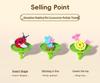 Yu Gao Insect & Hibiscus Rose Building Block Flowers - Compatible with Lego, Assembled Ornament Toys