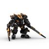 Battle Mecha Robot MOC Shadow Strike Puzzle Boy Small Particle Assembly Model Diy Ornament Gift