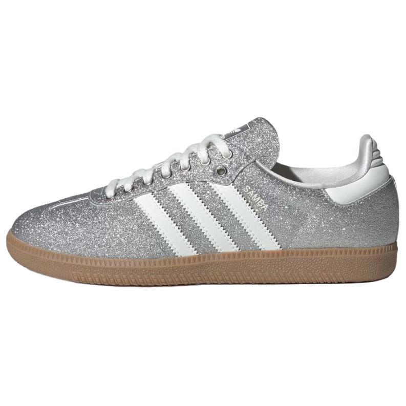 Adidas Womens Originals Samba OG Off White Silver Metallic KI6264 36