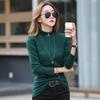 Maglione lavorato a maglia a maniche lunghe per autunno e inverno da donna, temperamento, camicia aderente e sottile