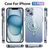 New Magnetic Phone Case for Apple 17promax Transparent Acrylic Reinforced Magnetic Ring Phone Case
