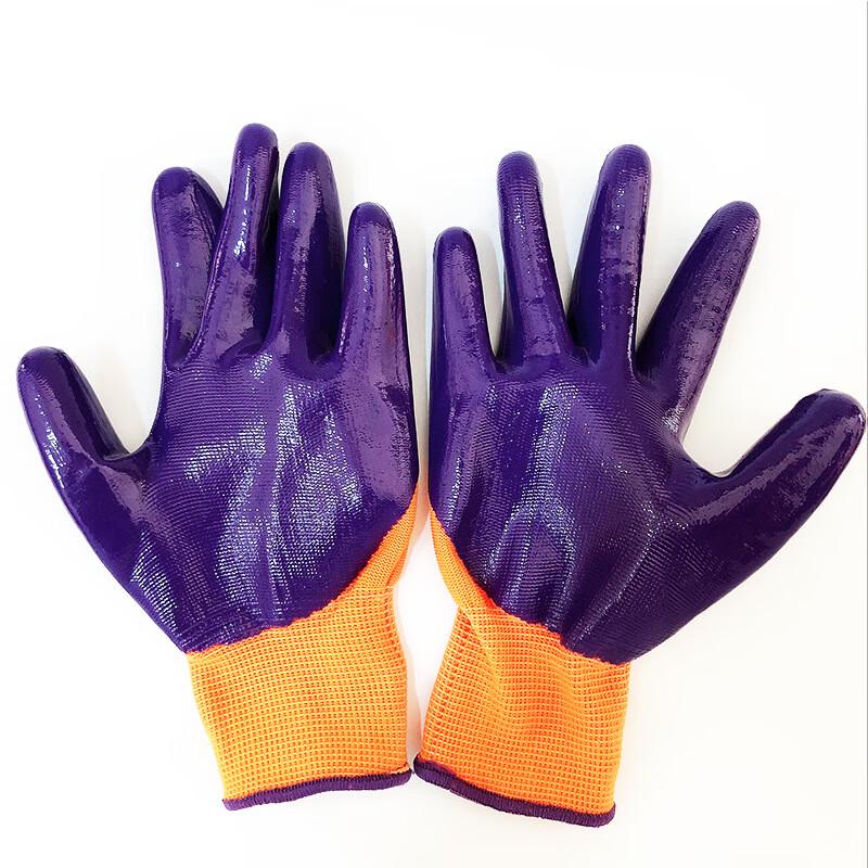 Промышленные масло- и водостойкие рабочие перчатки с покрытием Maihanxin One Size