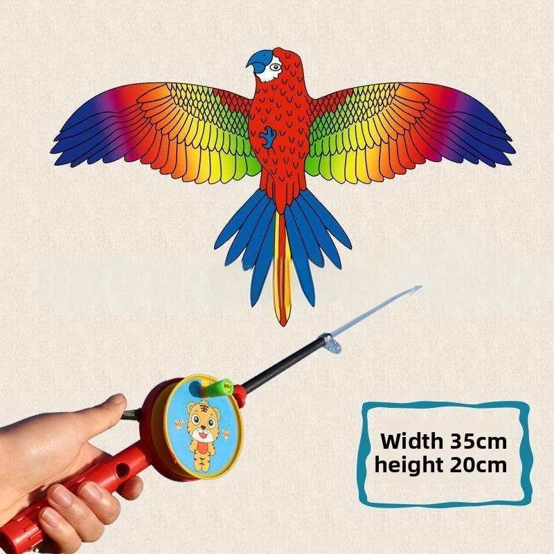 

Пластиковый Ласточка Орел Птица Воздушный змей с подвижными крыльями для детей Уличные игрушки Веселье Style N