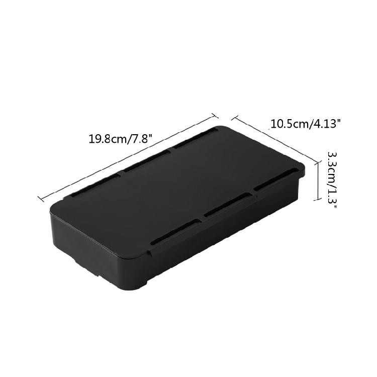 Under Desk Drawer Storage Organizer Multifunctional Large Capacity Storage Box Strong Adhesive Table Shelf