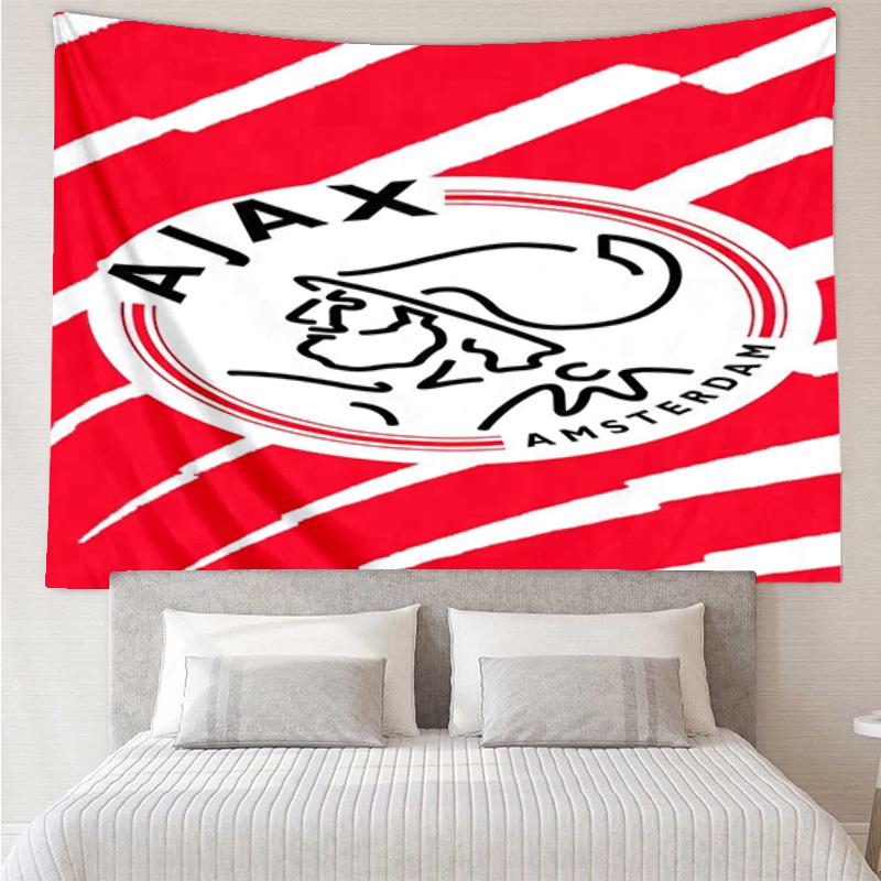 AFC Ajax Emblem Design Tapestry Hanging for Bedroom,Livingroom, Playroom,Decor Art Room Wall Tapestry Holiday and Birthday Gifts