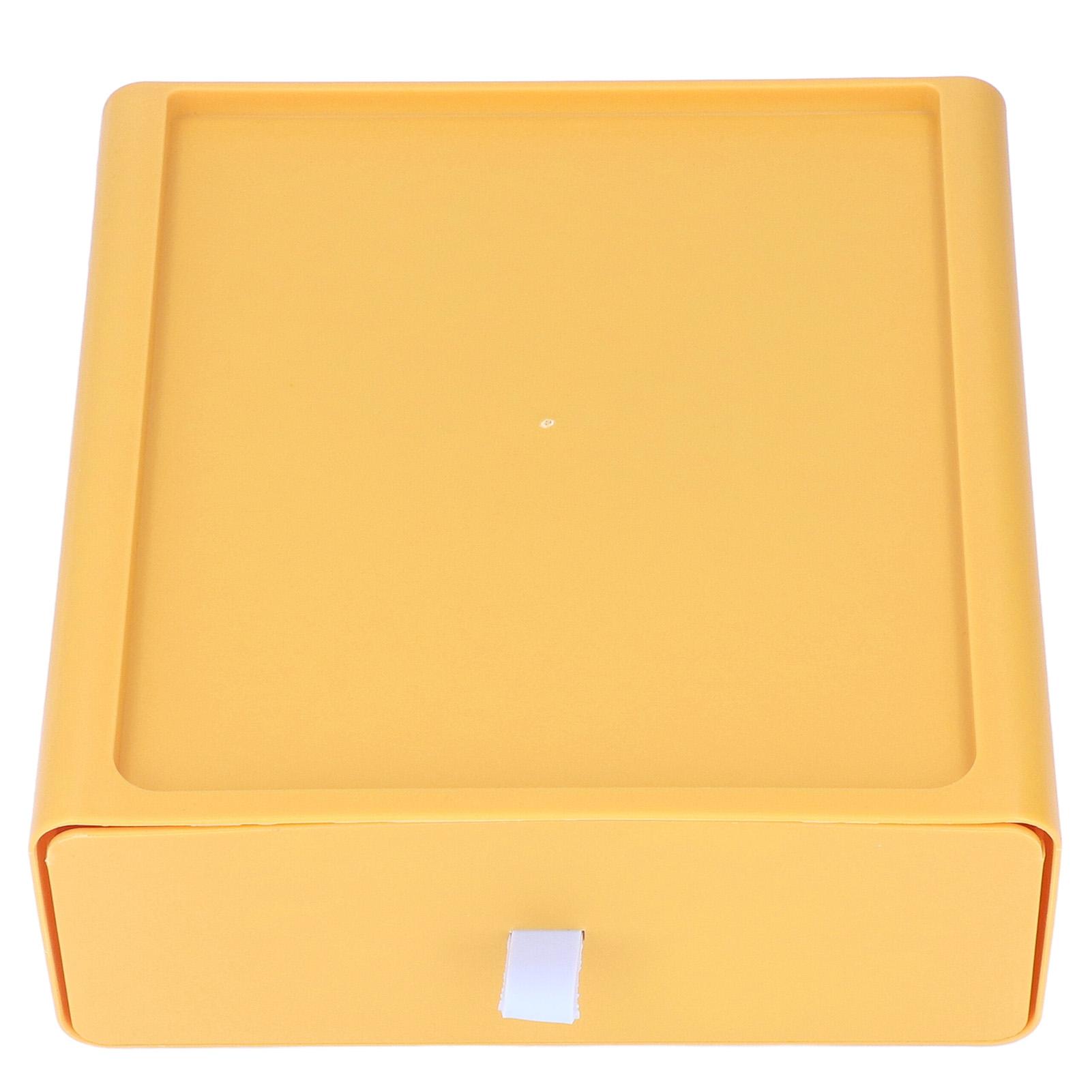 

Настольный ящик для хранения Tetragonum Dust Prevention Free Superposition Combination Tabletop Cancel жёлтый