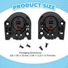 2Pcs Motorbike Helmet Visors Base Plates Riding Bases Replace Parts Spare Quick Install