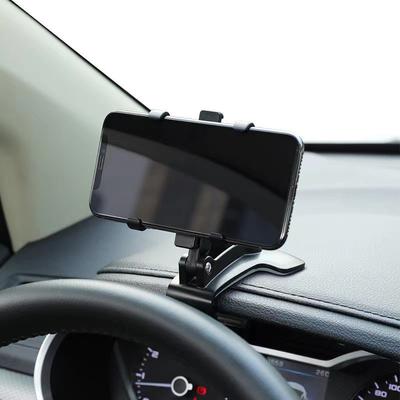 Uchwyt na telefon na deskę rozdzielczą samochodu, stojak na telefon komórkowy, obrotowy klips samochodowy, uchwyt na smartfona, osłona przeciwsłoneczna, mocowanie lusterka