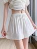 Women's Ice Silk Anti-Exposure Safety Shorts: No Curling, Wearable Outside, Thin Summer Skirt Pants, Plus Size Options