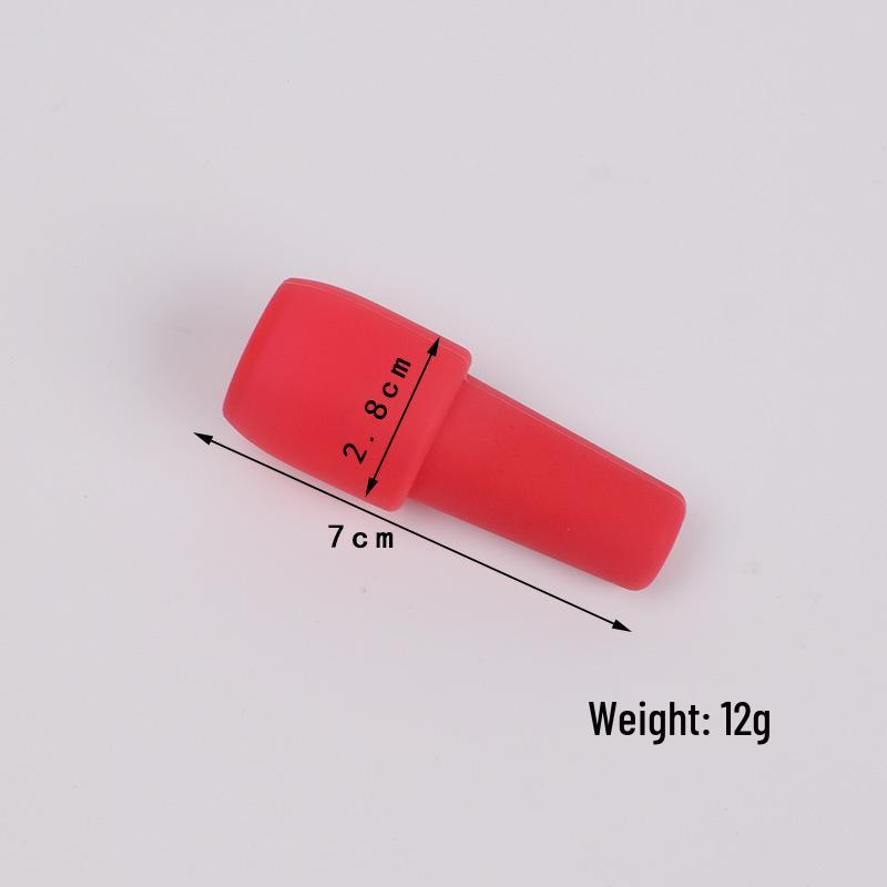 Universal Silicone Wine Bottle Stopper | Food Grade Seal for Preservation Red 1