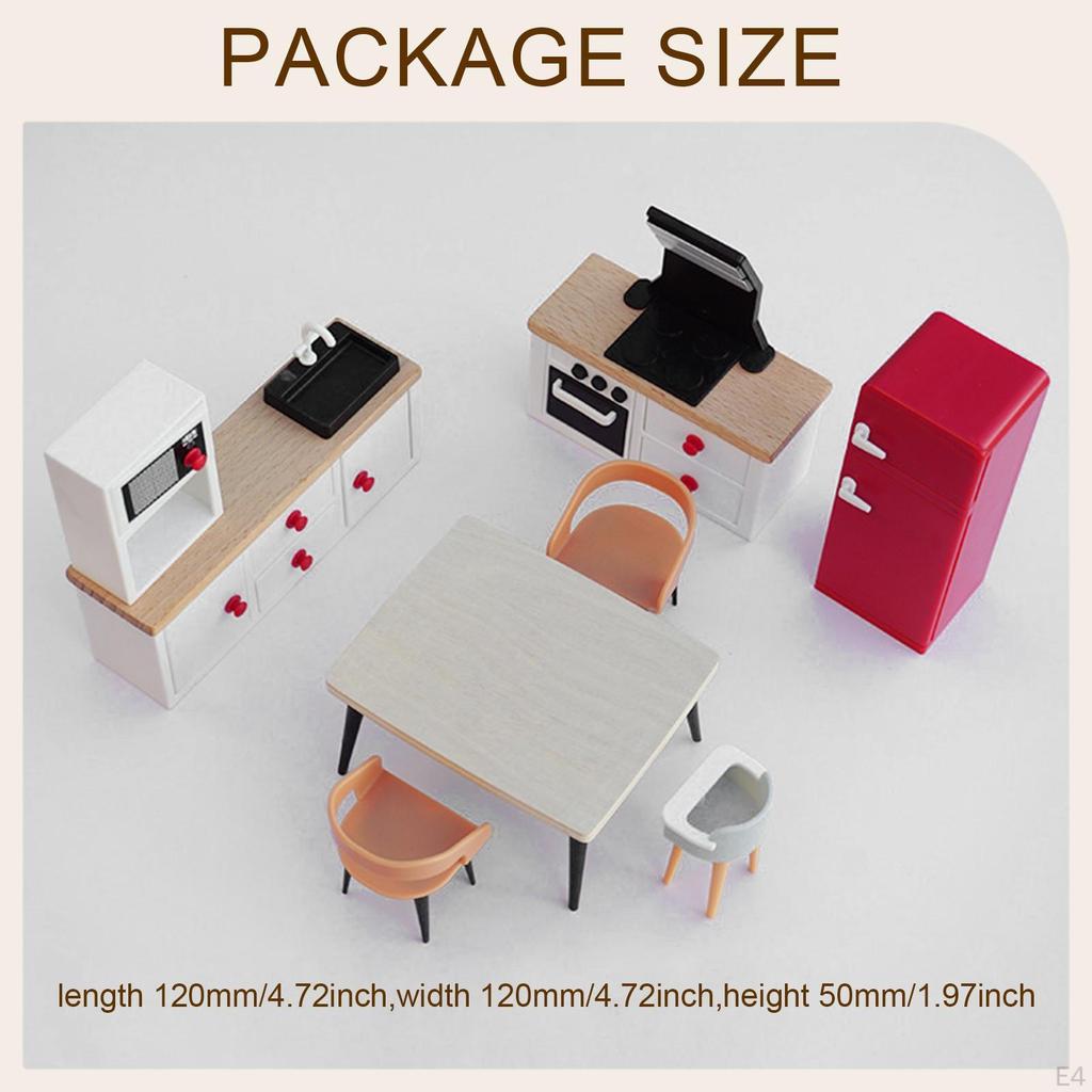 Dollhouse Furniture Set Decor Hobby Crafts,Scene Props,DIY Miniature