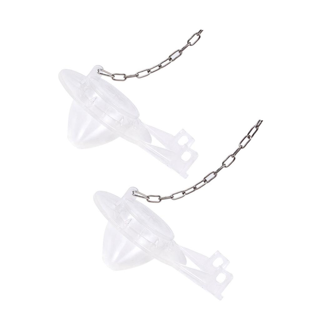 2Pcs Toilet Flapper Flush Valves Cover 2inch Universals Toilet Stoppers Flapper Water Saving Flush Valves Flapper