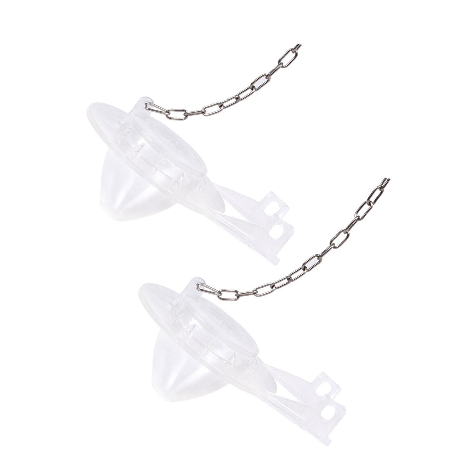 

2 шт. Крышка сливного клапана унитаза Универсальная крышка сливного клапана унитаза Крышка-лепесток Слив для ванной Экономия воды для бачка прозрачный