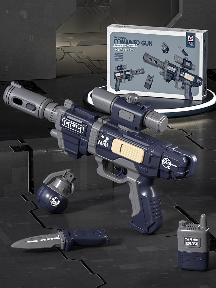 DIY Magnetic Gun Kit with Sound & Light for Kids Ages 3-6 - Educational Toy & Gift