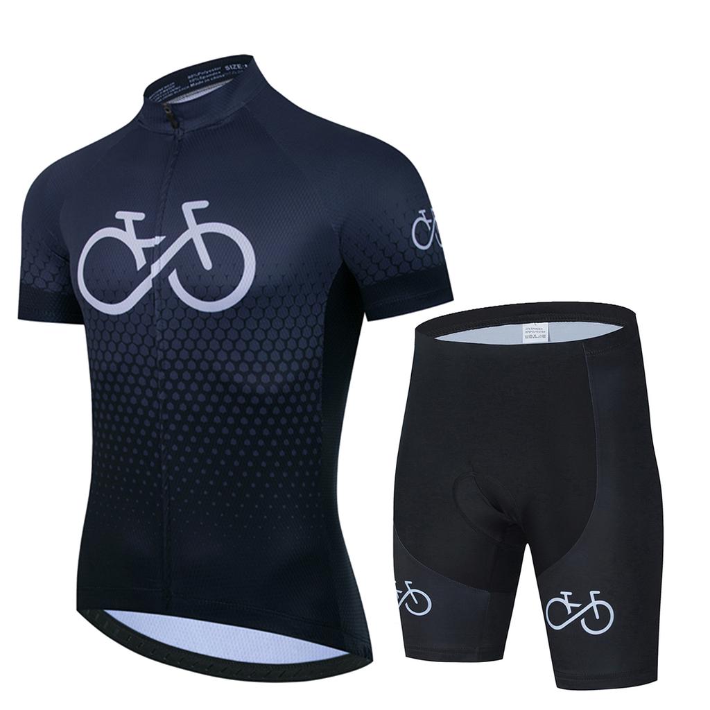 2026 New Men Summer Short Sleeve Set Breathable Racing Sport MTB Bicycle Clothes Outdoor Bike Uniform  2026 Breathable Cycling Suit Set
