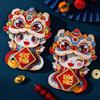 1 Pair 3D Fu Character Door Pendant Traditional 2025 New Year Sticker  Home Living Room Decor