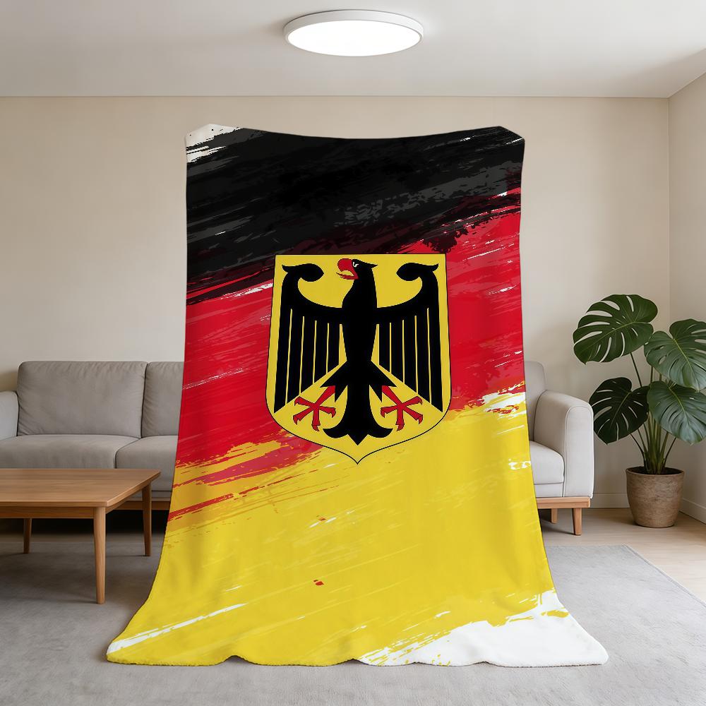 

Blanket Super Warm G-Germany-ES Comfortable Plush Cool Throw Blanket Child Home Flag Sofa Bedroom Gift 75x90cm