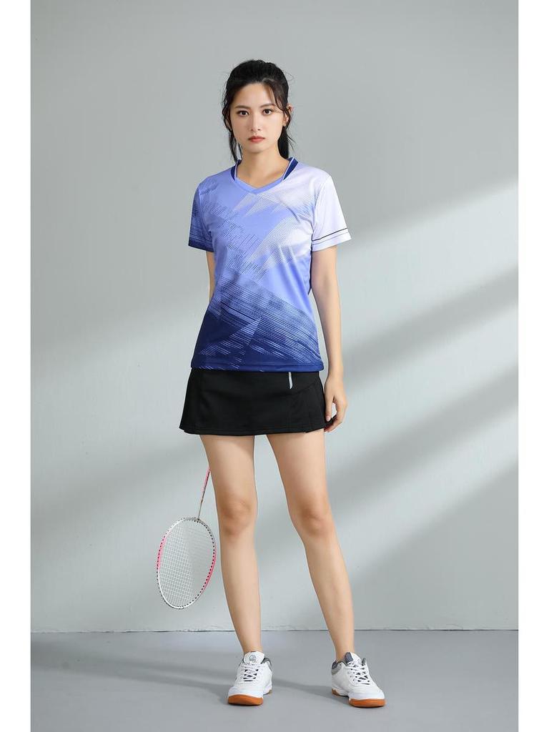 Quick-Dry Breathable Badminton & Tennis Team Uniform Set for Men & Women