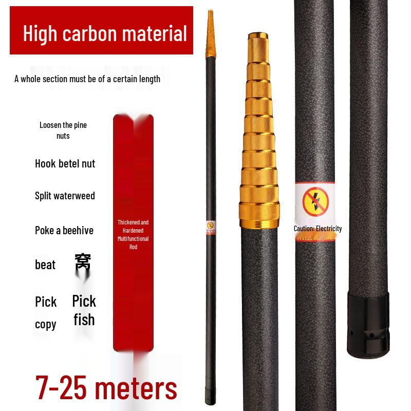 High-Carbon Telescopic Extension Rod for Grass Cutting & Baiting (18-1513m)