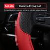 Car Steering Wheel Protective Cover Universal Breathable Elastic Band Anti Slip Pu Leather Steering Covers Suitable 38Cm U-60