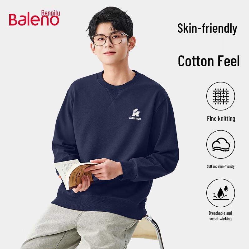 Baleno Men's 300G Heavyweight Crewneck Sweatshirt