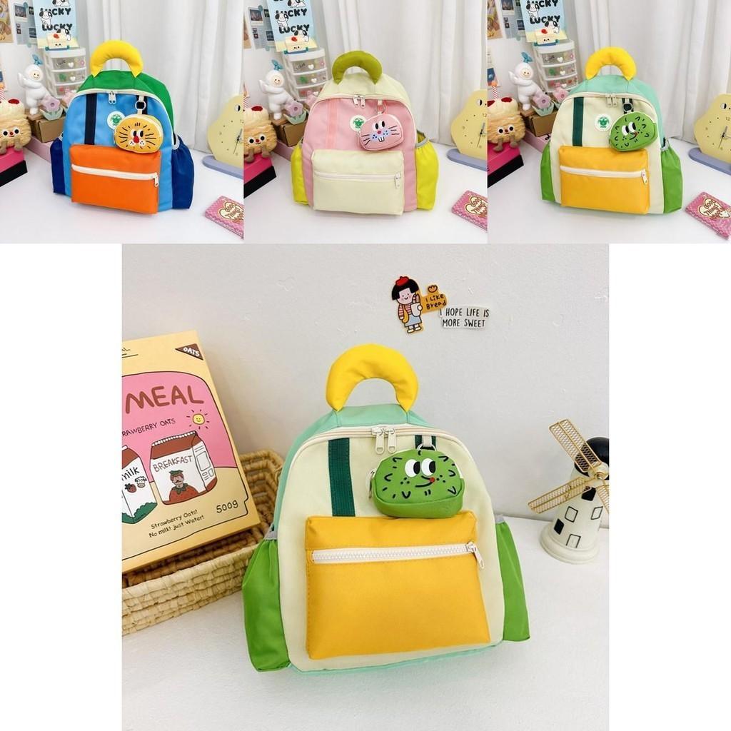 Cute Cartoon Animal Backpack For Kids Breathable Lightweight Nylon School Bag