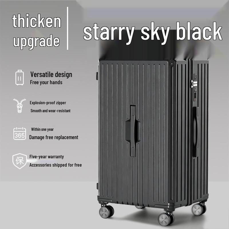 2026 Multifunctional 24-inch Durable Trolley Case with Combination Lock for Students' Travel