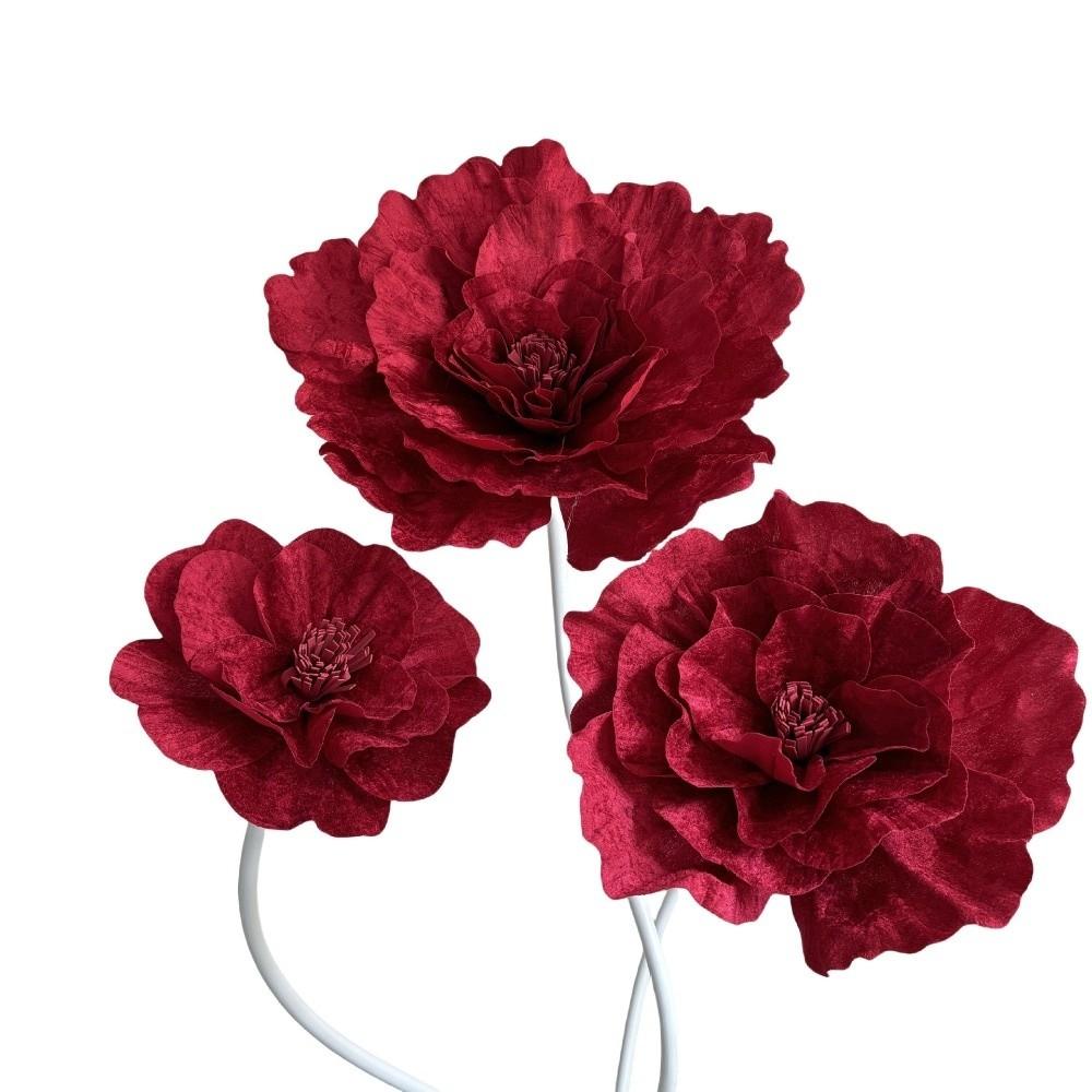 30-60cm Artificial Peony Flower Window Display Wedding Fake Flower  Photo Props