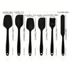 6pcs Silicone Spatula Set  Spatula Silicone Heat Resistant 600°F Heat Non-Toxic Odorless For Non-Stick Cooking Spatulas Silicone Kitchen Utensils Set