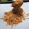 100Pcs Hang Tag Strings Firmly Tear-resistance Clothes Tag Ropes with Fastener Hook Daily Use