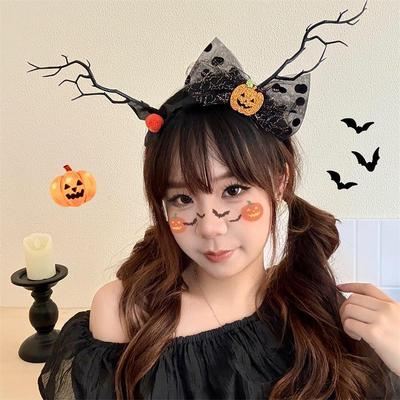 Roztomilé Halloweenské sponky do vlasů Dýně Kostlivec Čert Čarodějnický klobouk Sponka do vlasů Doplňky do vlasů Párty dekorace Pokrývka hlavy Dárky pro děti