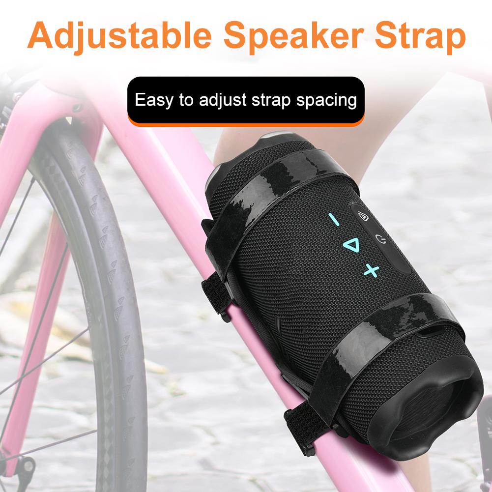 Bicycle Kettle Cage Adjustable Strap Bike Speaker Holder Attachment Outdoor Speaker for JBL Flip 6 5/Charge5 Speaker Accessories