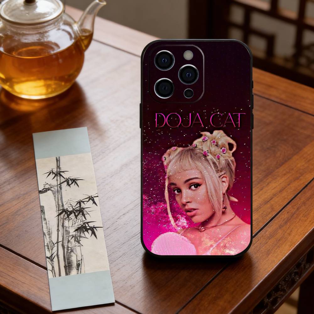 D-DOJA Cat Phone Case Silicone Soft For IPhone 17 16 15 14 13 12 11 X XR Plus Pro Max Plus