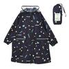 KiU Kids Rain Coat Waterproof Water-repellent Protection Typhoon Rainy Season Poncho Children Gear Cape Sleeves Storage Bag Pockets Commuting School