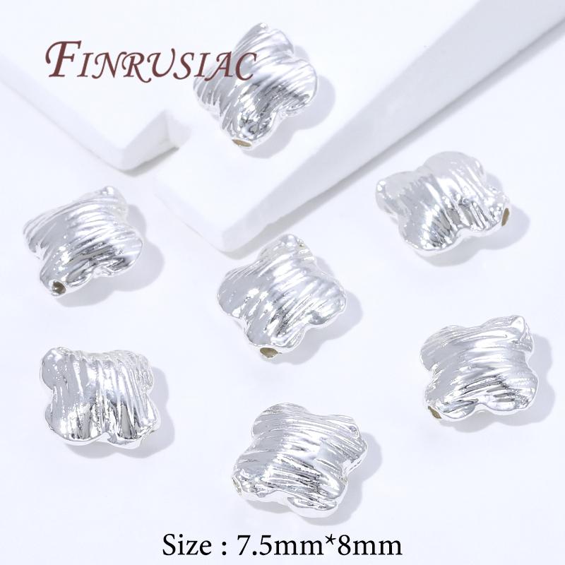 

18K Gold Plated Metal Spacer Beads For Bracelets Accessories,Separator Beads,DIY Jewelry Making Supplies 2 pcs
