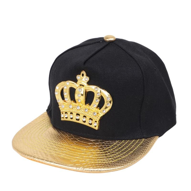 

Женская шляпа с короной в стиле хип-хоп, регулируемая солнцезащитная шляпа для отдыха на весну и осень, для путешествий, туризма и пляжного отдыха Adjustable золотой