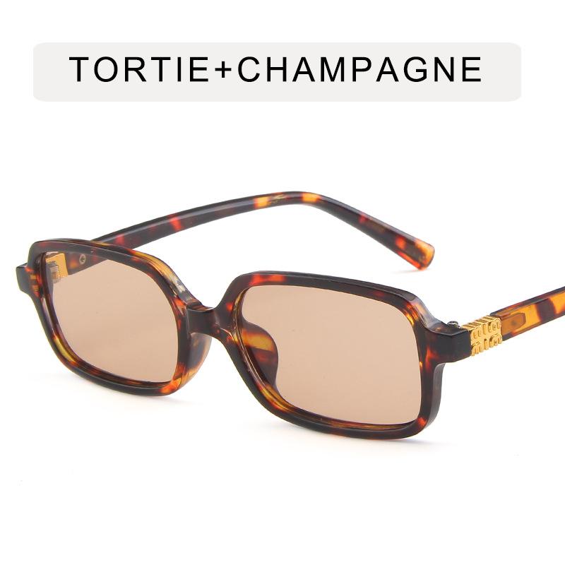 Rectangle Shape Ladies Sunglasses European American Vintage Style Outdoor Sun Glasses Driving Hiking Woman Sunglasses