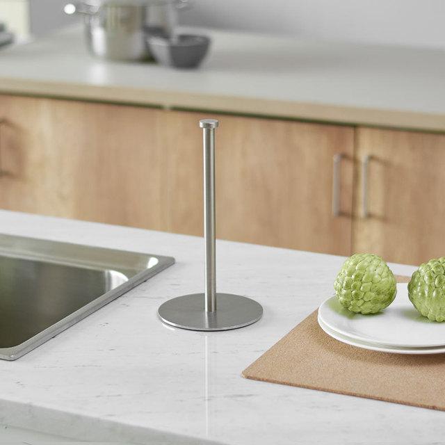 

Настольная стойка для туалетной бумаги, держатель для кухонных бумажных полотенец, органайзер для хранения из нержавеющей стали, черная полка для туалетной бумаги для дома, настольный держатель для туалетной бумаги